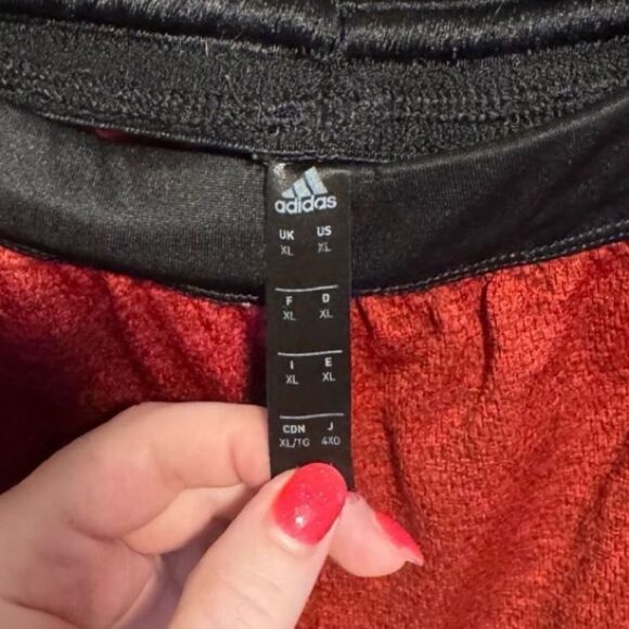 Adidas- Men's Aeroready Axis 2.0 Knit Textured Training Three Stripe Shorts, XL - Picture 2 of 9